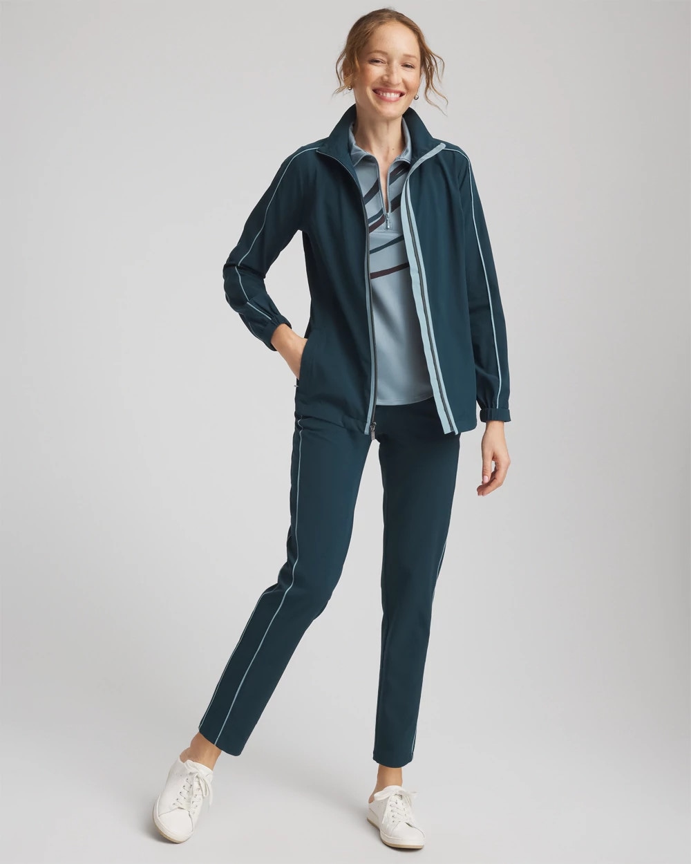 Chico's Zenergy® UPF Contrast Jacket at Hamilton Place in